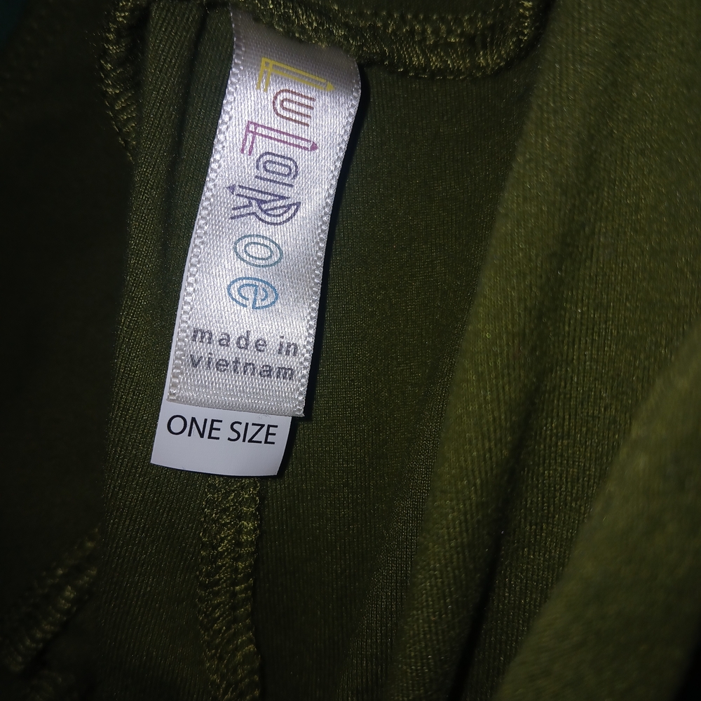 LuLaRoe Army Green Leggings - Picture 2 of 2